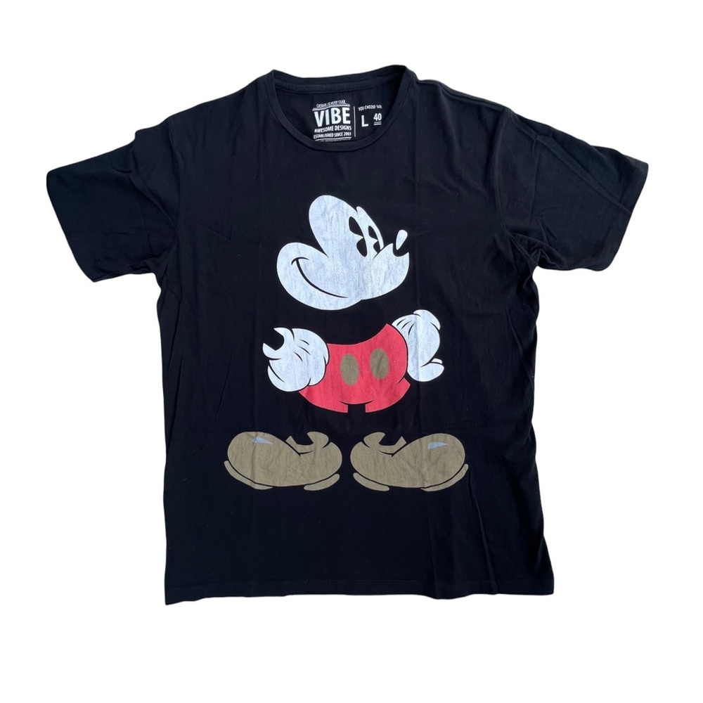 Disney Mickey Mouse Clubhouse Black Graphic Vibe T-shirt